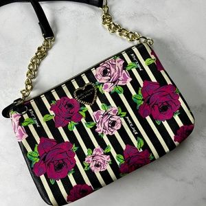 Betsey Johnson Floral Crossbody Bag